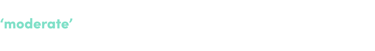 Majority of expert clinicians rated* this patient as having ‘moderate’ impact for the Vocational/Educational/Recreati...